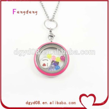 316 Stainless steel enamel living floating glass locket manufacturer